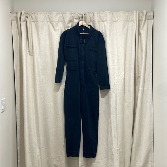 Navy Jumpsuit - Picture 1 of 7
